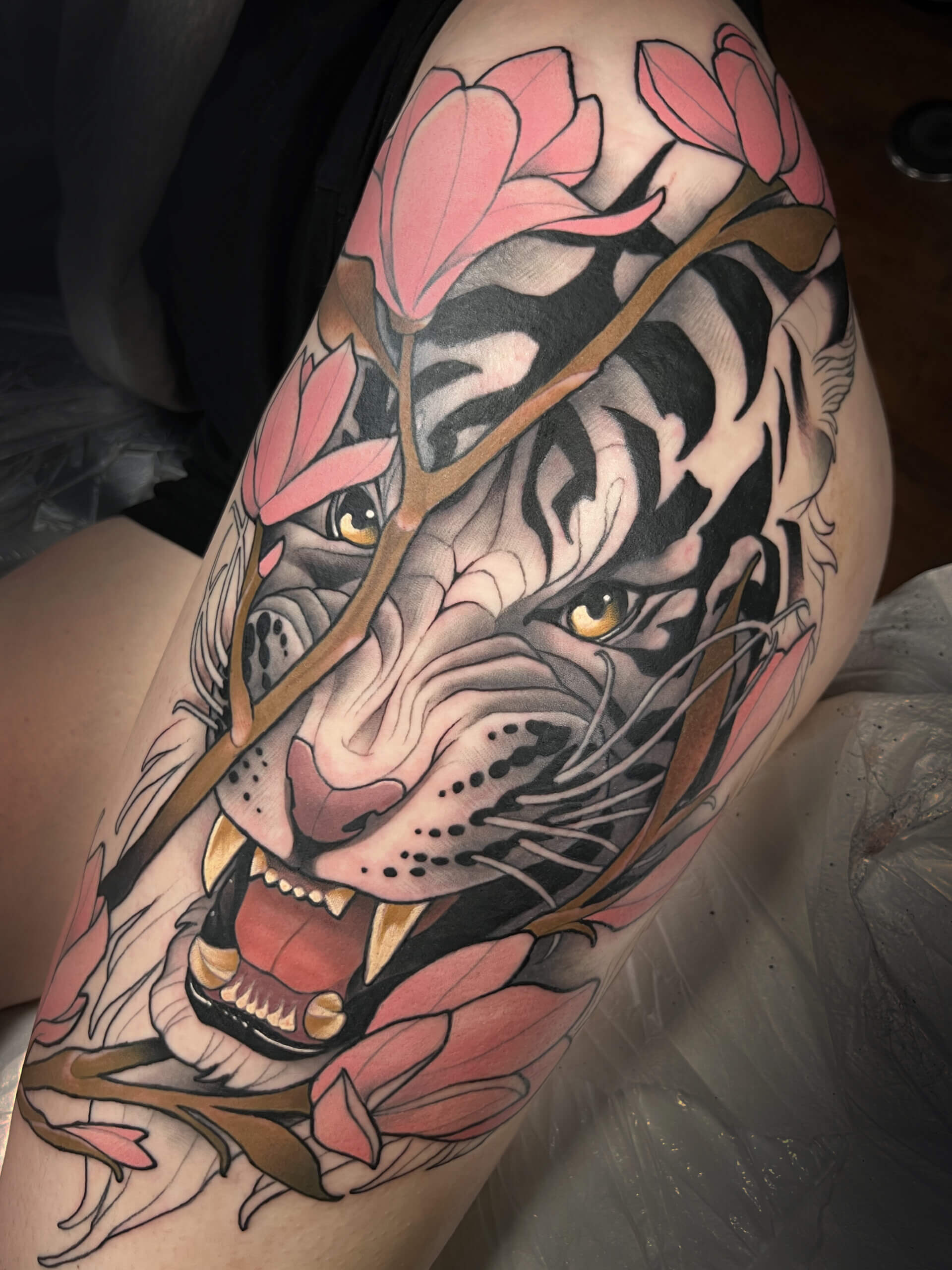 Tiger tattoo by Otheser Tattoo | Photo 14700