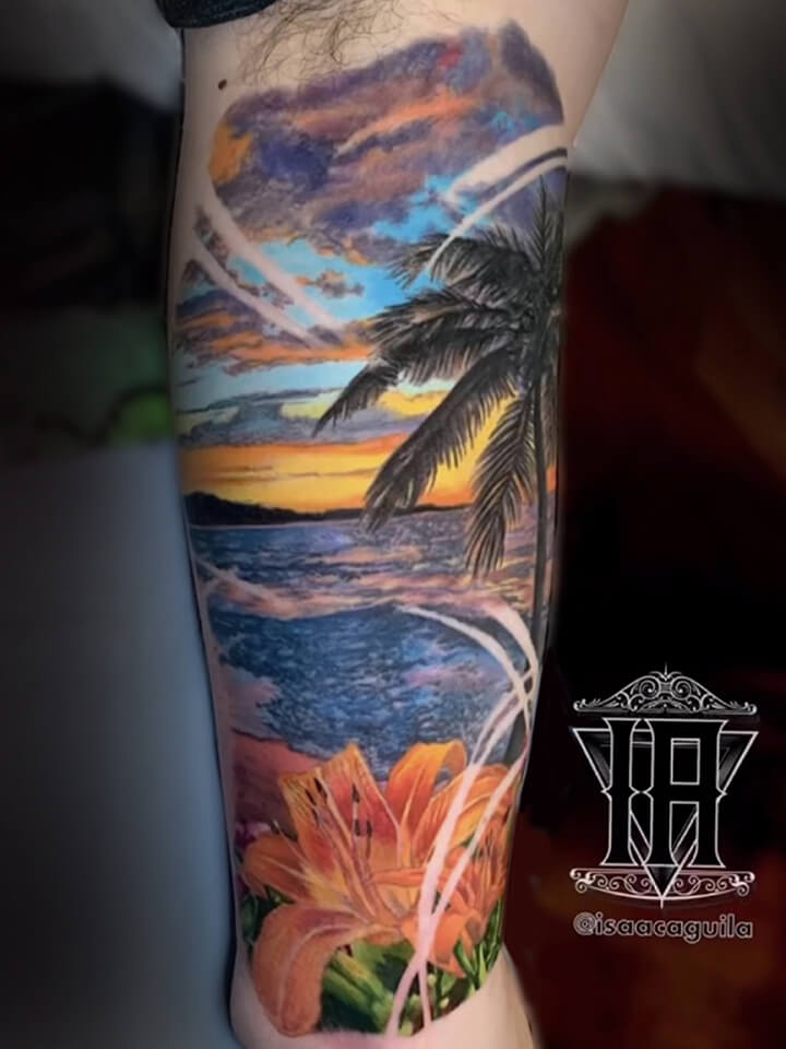 beach tattoo