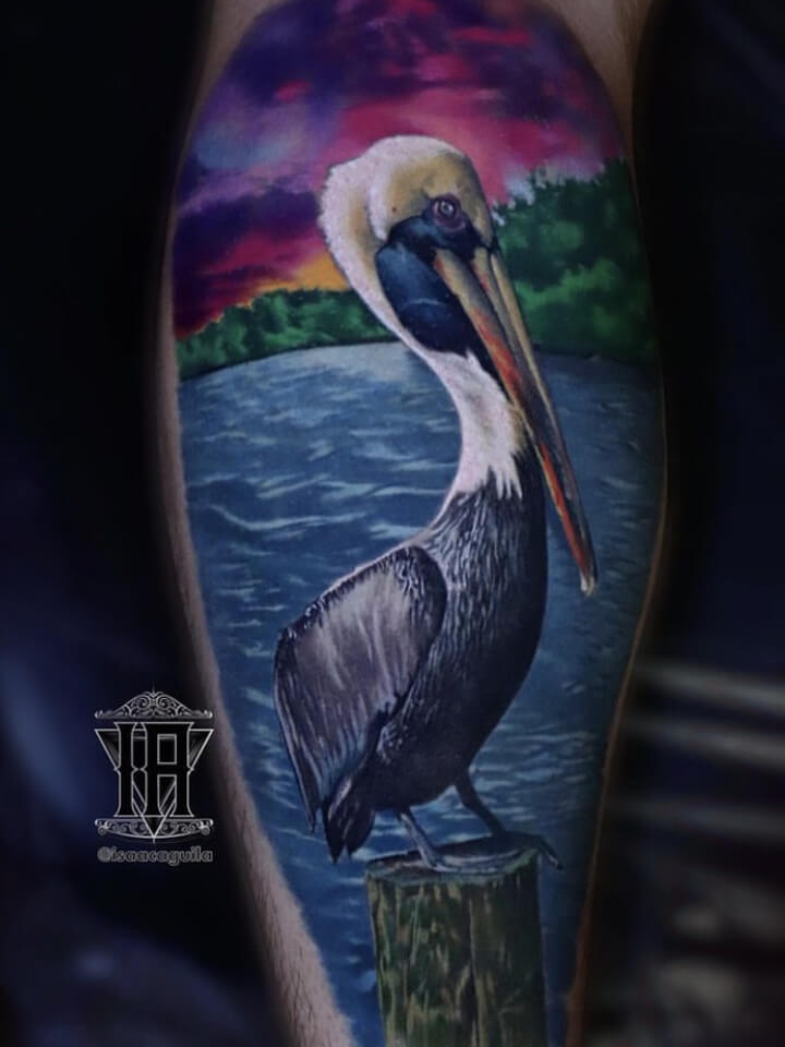 crane tattoo