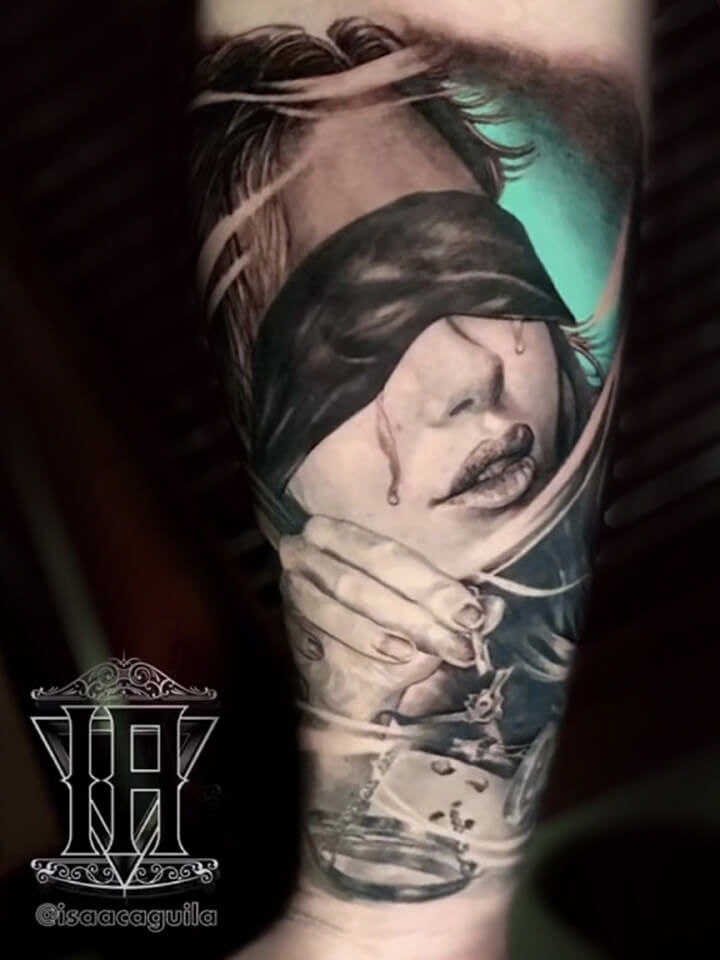 mask tattoo